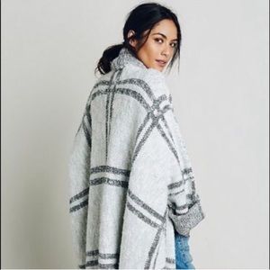 Free People Windowpane Cardigan